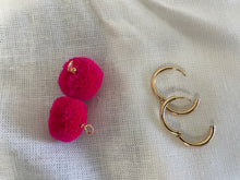 Load image into Gallery viewer, PomPom Hoop Charms - ATRDesigns