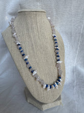 Load image into Gallery viewer, Rose Quartz Sea Shell Necklace - ATRDesigns