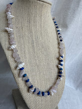 Load image into Gallery viewer, Rose Quartz Sea Shell Necklace - ATRDesigns