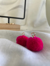 Load image into Gallery viewer, PomPom Hoop Charms - ATRDesigns