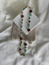 Load image into Gallery viewer, Chained Together Green Gemstone Necklace
