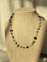 Load image into Gallery viewer, Chained Together Green Gemstone Necklace
