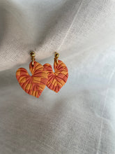 Load image into Gallery viewer, Checkered Leaf Earrings - ATRDesigns 
