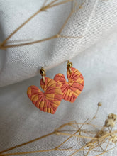 Load image into Gallery viewer, Checkered Leaf Earrings - ATRDesigns 
