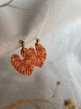 Load image into Gallery viewer, Checkered Leaf Earrings - ATRDesigns 
