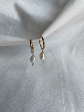 Load image into Gallery viewer, Fresh Water Pearl Hoops - ATRDesigns 
