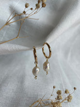 Load image into Gallery viewer, Fresh Water Pearl Hoops - ATRDesigns 
