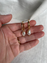 Load image into Gallery viewer, Fresh Water Pearl Hoops - ATRDesigns 
