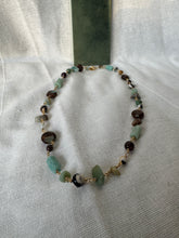 Load image into Gallery viewer, Chained Together Green Gemstone Necklace
