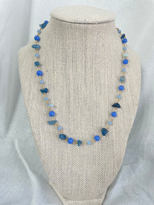 Blue Gemstone Chain - ATRDesigns 