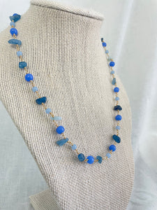 Blue Gemstone Chain - ATRDesigns 