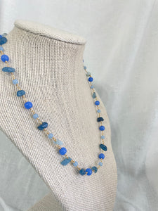 Blue Gemstone Chain - ATRDesigns 