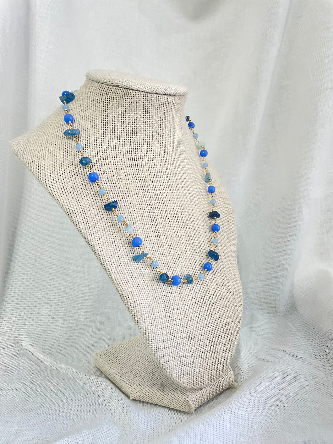 Blue Gemstone Chain - ATRDesigns 