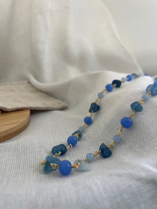 Blue Gemstone Chain - ATRDesigns 